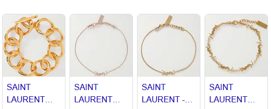 YSL Gold-tone Bracelets